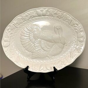Certified Int’l Corp Japan White Turkey Platter.